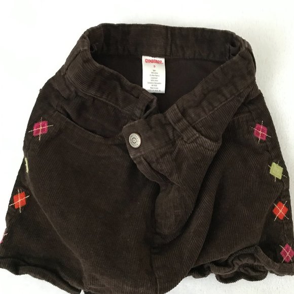Gymboree Girls S (5-6) Set of 2, Brown Knit Cardigan & Corduroy Skort - Picture 11 of 12